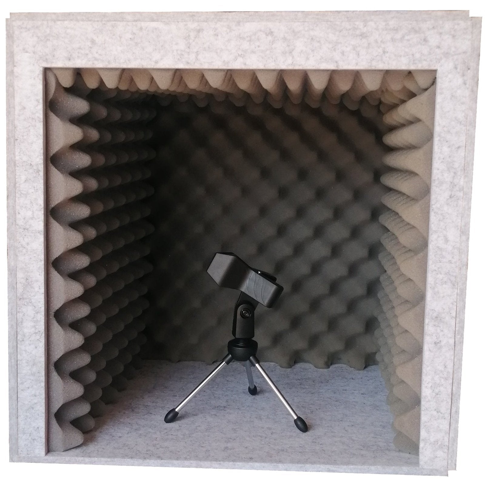 Acoustic vocal audio recording and isolation booth